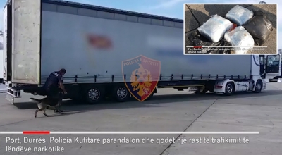 Qeni antidrogë zbulon 55.5 kg kanabis