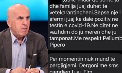 Mesazh i rremë me emrin e tij/ Pipero: &#039;Kujdes, nesër ligji do gjurmojë ata që luajnë me jetën e njerëzve&#039;