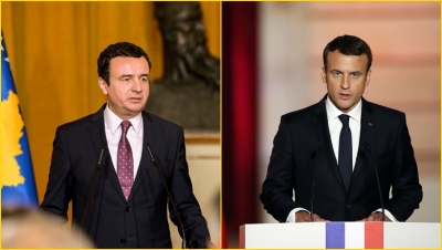 Albin Kurti,telefonatë të gjatë me Presidentin francez Macron